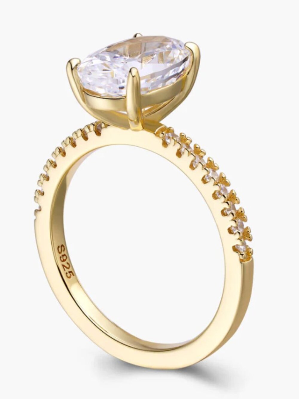 OBJKTS Cherie Ring - Yellow Gold - Size 7 - Picture 5 of 5